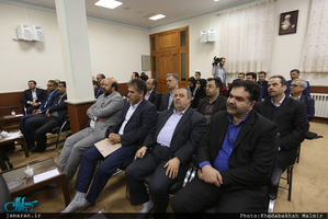 دیدار اعضای هیات رییسه و مدیران استانی دانشگاه آزاد اسلامی با سید حسن خمینی