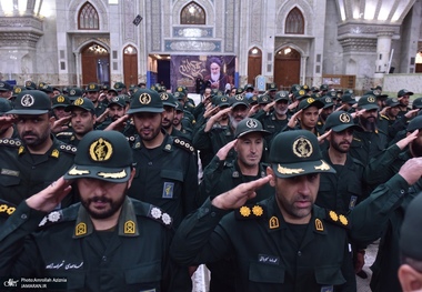 تجدید میثاق فرماندهان و پرسنل تیپ مکانیزه 20 رمضان نیروی زمینی با آرمان‌های امام راحل (ره)