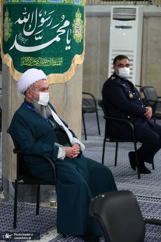 دیدار میهمانان کنفرانس وحدت اسلامى‌ و جمعی از مسئولان نظام با رهبر معظم انقلاب