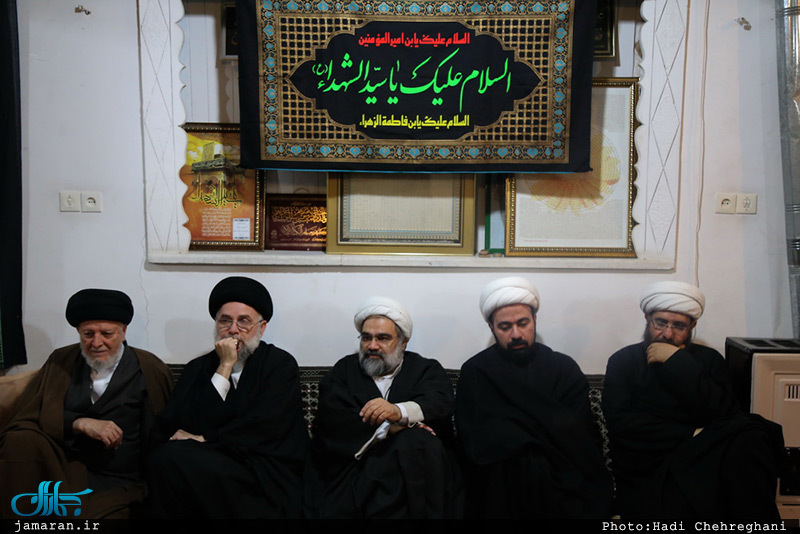 مجلس عزادارى شهادت حضرت صديقه طاهره(س) در بیت آيت الله دوستى زنجانى