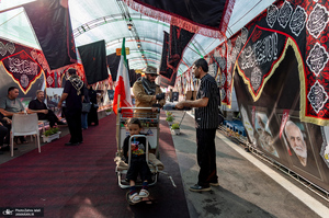 هم قدم با زائران اباعبدالله الحسین (ع)؛ مرز تمرچین