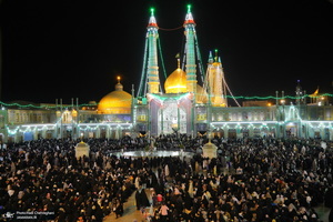 مراسم آغاز سال نو در حرم حضرت معصومه (س)