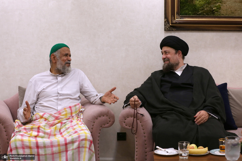 عیادت سید حسن خمینی از  حجت الاسلام سید محمود علوی