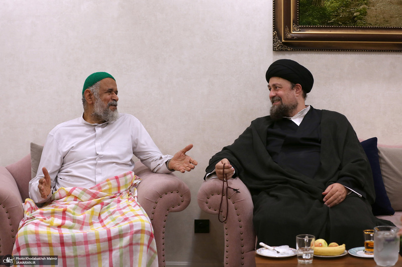 عیادت سید حسن خمینی از  حجت الاسلام سید محمود علوی