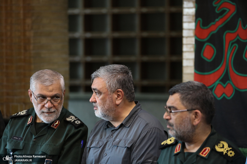 مراسم گرامیداشت سرداران غلامرضا محرابی و مهدی ربانی