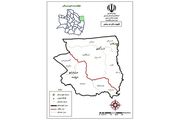 خطوط آسیب دیده انتقال برق روستایی سرخس در حال تعمیر است