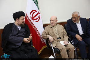 دیدار اعضای شورای مرکزی حزب موتلفه اسلامی با سید حسن خمینی 