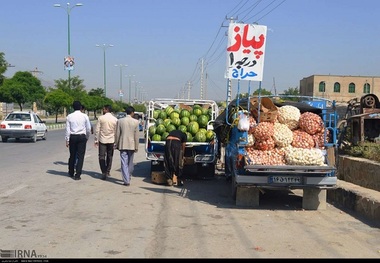 وانت بارهای میوه فروش شهر یاسوج ساماندهی شدند