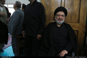 مراسم ختم مادر حجت الاسلام و المسلمین محتشمی پور در مسجد خاتم انبیاء (ص)