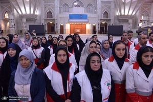 تجدید میثاق اعضای بسیج هلال احمر با آرمان های حضرت امام خمینی (14)