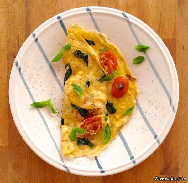 طرز تهیه املت خامه و ریحان