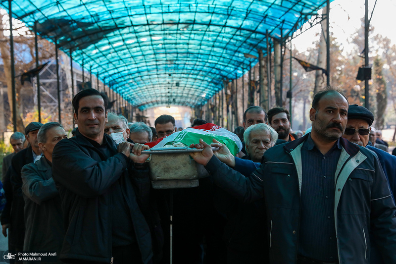 مراسم تشییع پیکر رضا رئیس طوسی استاد دانشکده حقوق و علوم سیاسی دانشگاه تهران