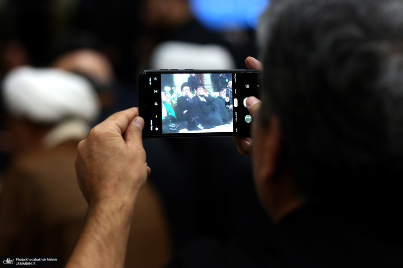 مراسم عزاداری شب شهادت حضرت زهرا(س) در حرم امام خمینی(ره) برگزار شد