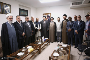 دیدار سفیر پاکستان با آیت الله سید حسن خمینی