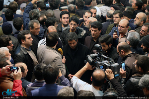 مراسم وداع با پیکر آیت الله هاشمی رفسنجانی(ره) در حسینیه جماران