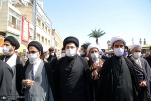 مراسم تشییع پیکر آیت الله حسن ممدوحی(ره)