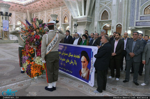 تجدید میثاق مسئولان شهرستان بهارستان با آرمان های حضرت امام(س)