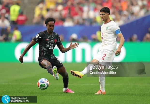 یک هشتم نهایی جام جهانی 2026| کانادا 0-1 مراکش (نیمه دوم)+عکس و ویدیوی گل