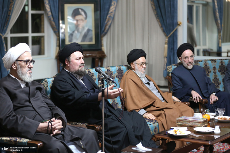 دیدار مجمع روحانیون مبارز و مجمع محققین حوزه علمیه قم با سید حسن خمینی