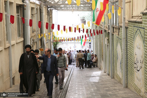 بازدید گروهای مردمی به مناسبت سی و چهارمین سالگرد حضرت امام خمینی از جماران