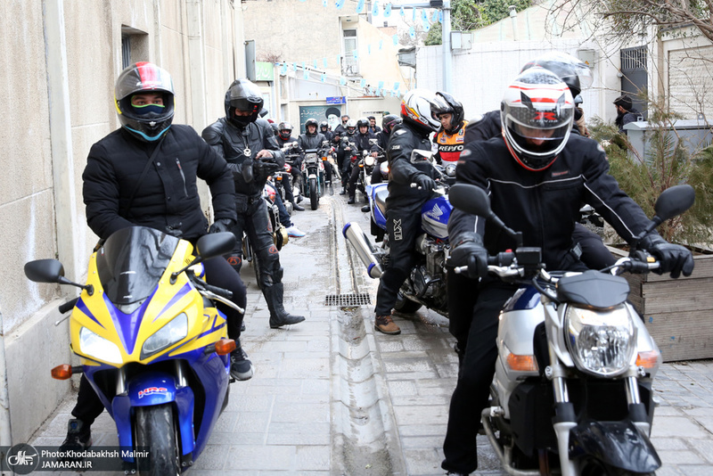 تجدید میثاق هیئت موتور سواران استان تهران با آرمانهای امام راحل