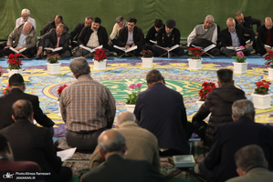 مراسم جزخوانی قرآن کریم در حرم مطهر حضرت عبدالعظیم حسنی(ع)