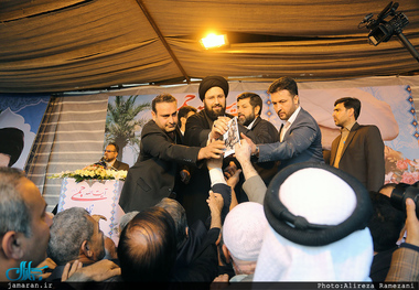 دومین روز سفر سید علی خمینی به استان خوزستان(آبادان و شلمچه)