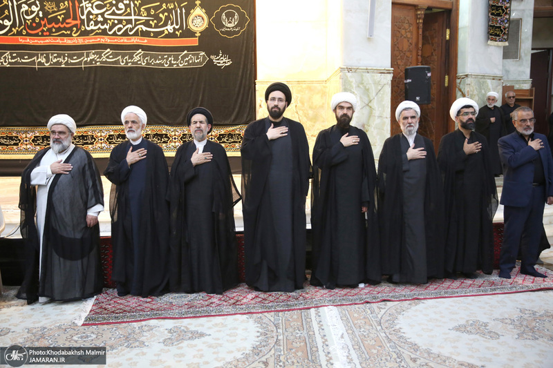 مراسم عزاداری حضرت اباعبدالله الحسین (ع) درحرم مطهر امام خمینی (س)