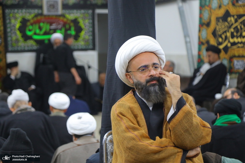 عزاداری شهادت حضرت فاطمه (س) در بیت آیت الله دوستی زنجانی‎