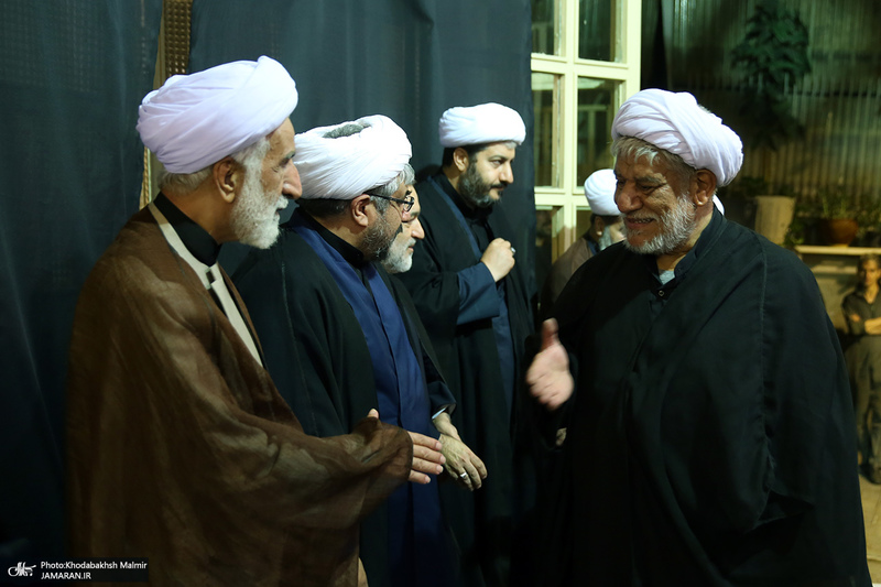 مراسم بزرگداشت آیت الله حسن صانعی (ره) در حسینیه جماران -1