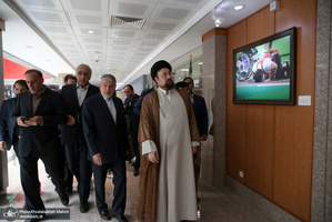 دیدار سید حسن خمینی از موزه ورزش، المپیک و پارالمپیک