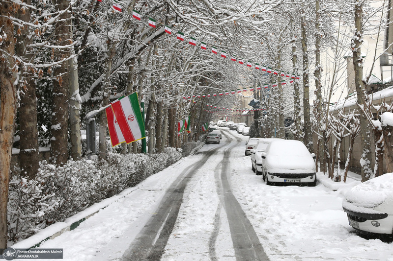 بارش برف در تهران