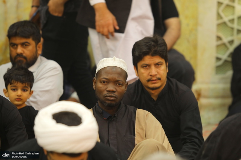 مراسم عزاداری سالروز شهادت امام جعفر صادق (ع) در مسجد اعظم قم