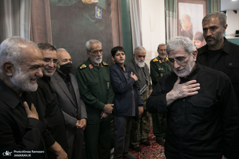 مراسم چهلمین روز شهادت سپهبد حسین سلامی