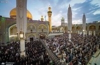 نماز عید سعید فطر در حرم امام علی (ع) در نجف اشرف (9)