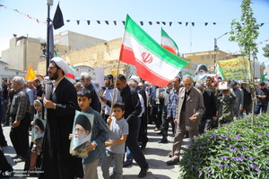 راهپیمایی مردم قم در سالروز قیام 15 خرداد‎‎