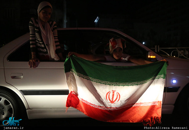 قدردانی و شادی مردم پس از آخرین بازی تیم ملی در جام جهانی