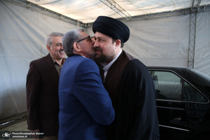 حضور سید حسن خمینی در آیین نامگذاری مجموعه ورزشی استاد کهندل