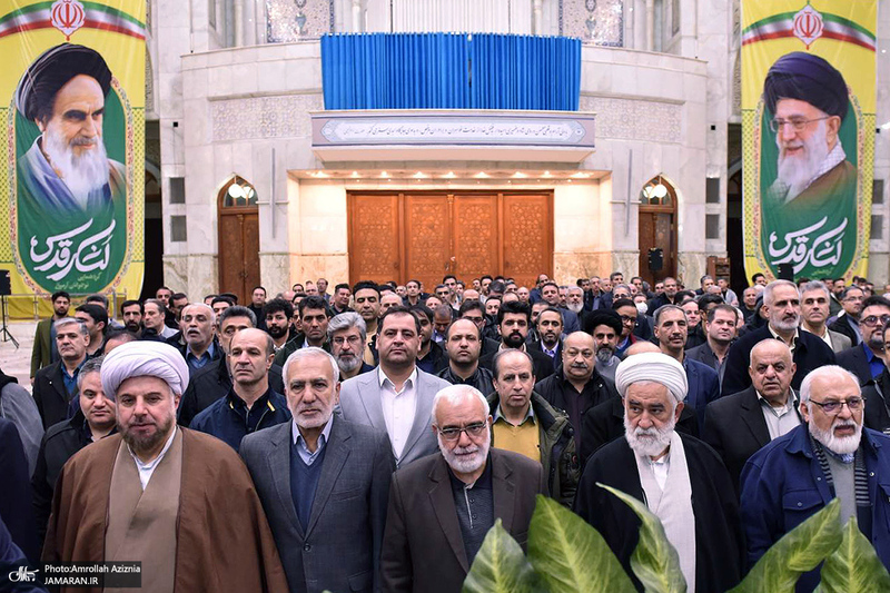 مراسم تجدید میثاق امدادگران کمیته امداد امام خمینی (س) با آرمان های بنیانگذار جمهوری اسلامی ایران