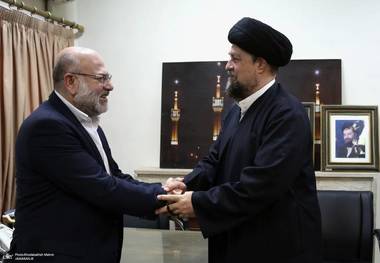 مدیر الشؤون الدولیة للجماعة الإسلامیة فی باکستان یلتقی السید حسن الخمینی فی طهران
