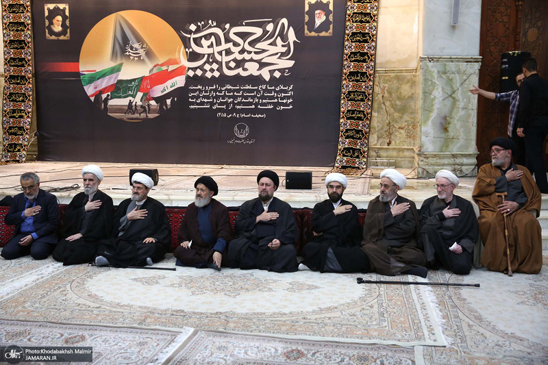 مراسم سوگواری شب اربعین حسینی(ع) در حرم امام خمینی(س)