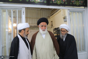 دومین شب عزاداری حضرت فاطمه (س) در بیت آیت الله دوستی زنجانی‎