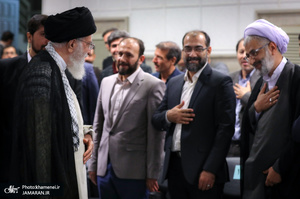 دیدار جمعی از شاعران و اهالی فرهنگ و ادب با رهبر معظم انقلاب