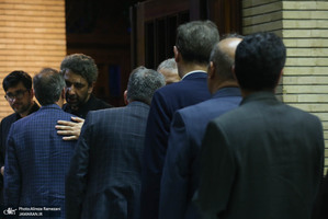 مراسم ختم مادر مهدی طباطبایی