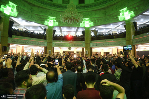 وداع با پیکر استاد فاطمی نیا (ره) در دانشگاه امام صادق (ع)