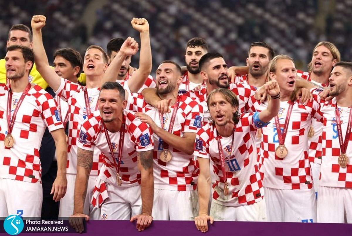 سومی کرواسی در جام 22 و چهارمی دوست داشتنی ها