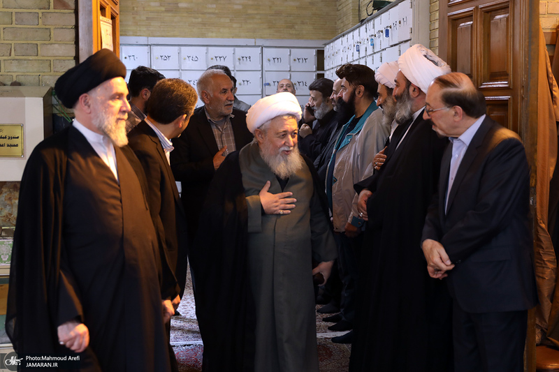 مراسم ترحیم مرحوم آیت الله نورالله شاه آبادی (ره) در تهران