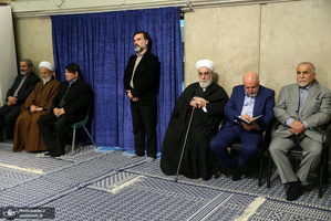 مراسم ترحیم و بزرگداشت آیت‌الله هاشمی شاهرودی(ره) با حضور رهبر معظم انقلاب