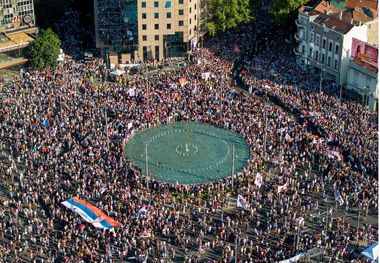 اعتراضات در صربستان و احتمال وقوع انقلاب رنگی 