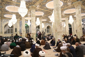 مراسم بزرگداشت آیت الله ری شهری (ره) در مسجد اعظم قم‎